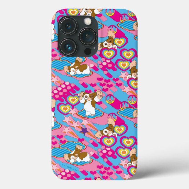 Gizmo | Pink Peace & Liebe Pattern Case-Mate iPhone Hülle (Rückseite)