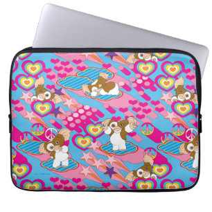 Gizmo   Pink Peace & Liebe Pattern Laptopschutzhülle