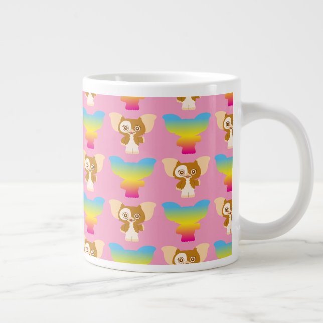 Gizmo | Regenbogenmuster Jumbo-Tasse (Rechts)