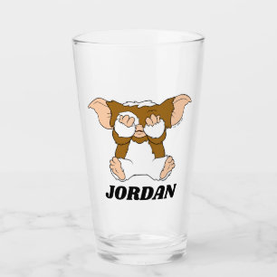 Gizmo Süße Comicfigur Füge Deinen Namen hinzu Glas