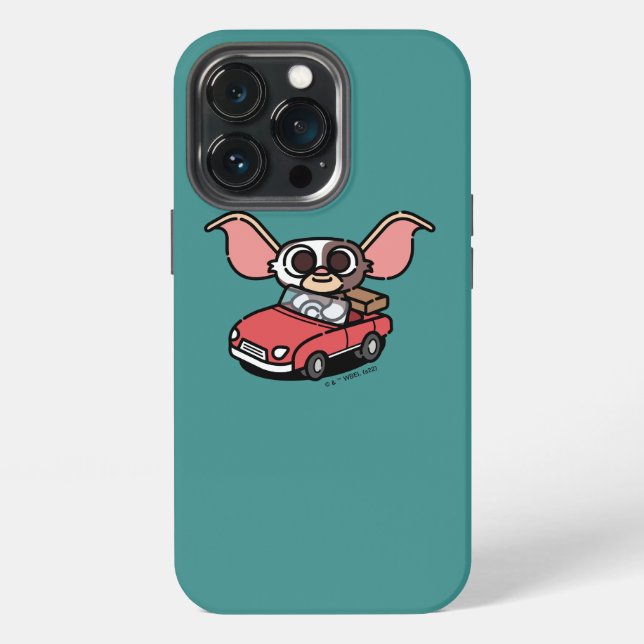 Gizmo | Süßer Comic-Fahrer iPhone Hülle (Hinten)