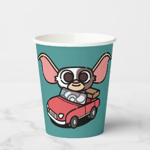 Gizmo Süßer Comic-Fahrer Pappbecher