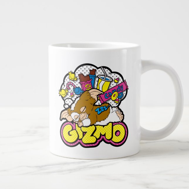Gizmo | Träumen von Süßigkeiten Jumbo-Tasse (Rechts)