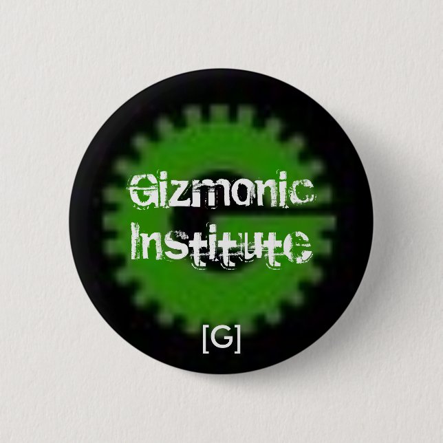 Gizmonic Institut Button (Vorderseite)