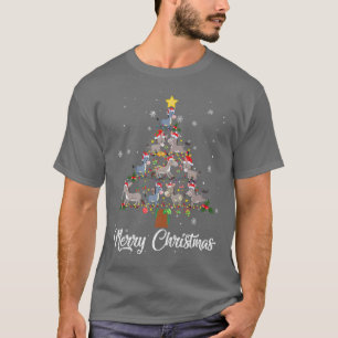 GJAw Donkey Weihnachtsbaum Pajama Merry Xmas Donke T-Shirt