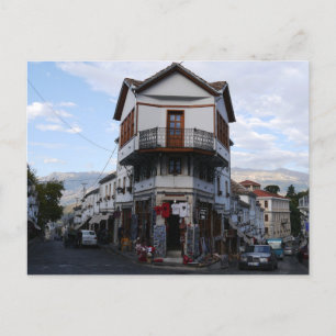 Gjirokaster Old Town, Albanien Postkarte