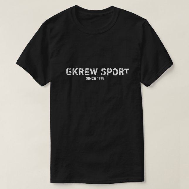 Gkrew Sport Dark Shirt (Design vorne)