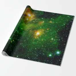 GL490 Green Gas Cloud Nebula - NASA Space Foto Geschenkpapier