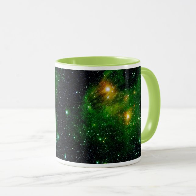 GL490 Green Gas Cloud Nebula - NASA Space Foto Tasse (VorderseiteRechts)
