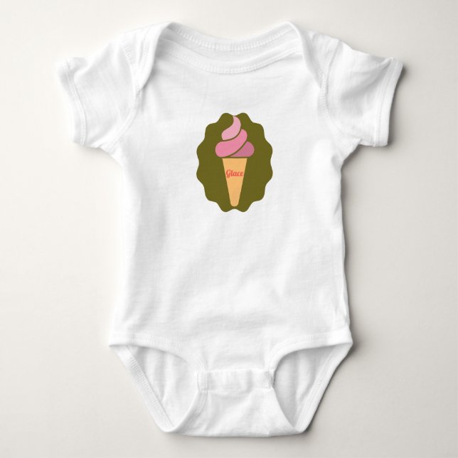 Glace  baby strampler (Vorderseite)