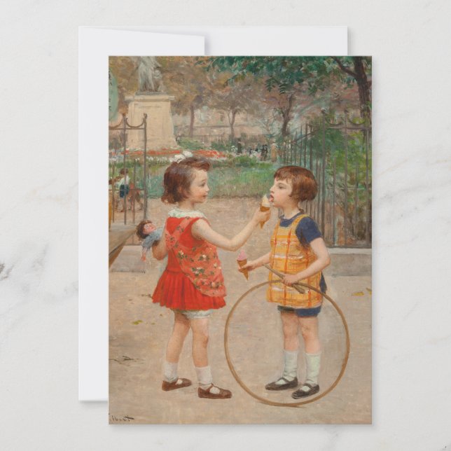 Glaces du Jour | Victor Gabriel Gilbert (Vorderseite)