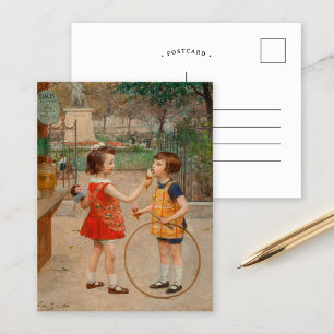 Glaces du Jour   Victor Gabriel Gilbert Postkarte