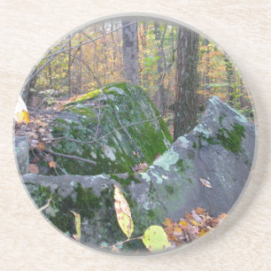 Glacial Boulders Montgomery Landkreis Pennsylania Sandstein Untersetzer