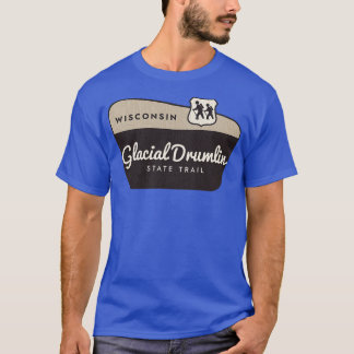 Glacial Drumlin Staat Wandern neben dem Wasser T-Shirt