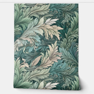 Glacial Flora Symphony Winter Botanical Tapete