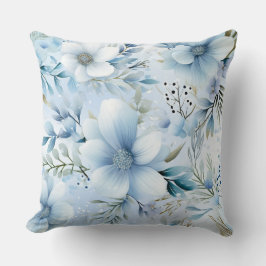 Glacial Garden Winter Botanisch Kissen