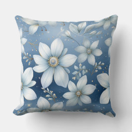 Glacial Garden Winter Botanisch Kissen