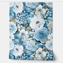 Glacial Garden Winter Botanisch Tapete