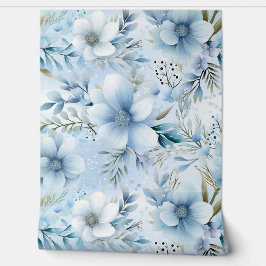 Glacial Garden Winter Botanisch Tapete