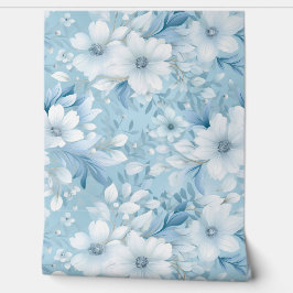 Glacial Garden Winter Botanisch Tapete