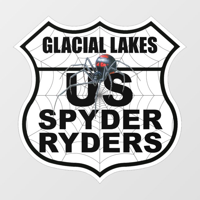 Glacial Lakes Chapter - Aufkleber Kapitel Logo (Blatt)