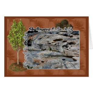 Glacial Potholes Shelburne Falls MA Card