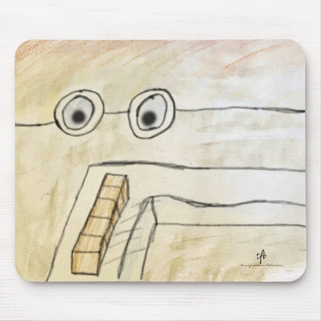 GlacialPairofEyeballs.exe Mousepad (Vorne)