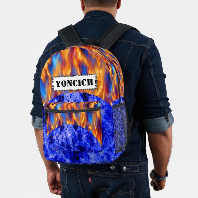Glaciem et Ignis by Kenneth Yoncich Bedruckter Rucksack (Insitu (Modell))