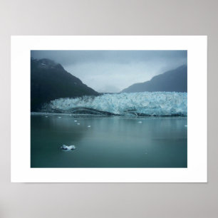 Glacier Bay Alaska Farbfotografie Poster