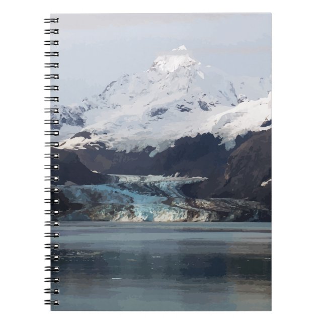 Glacier Bay Alaska Notebook, National Park Journal Notizblock (Vorderseite)