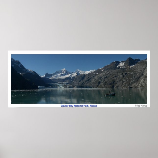 Glacier Bay, Alaska Poster (Vorne)