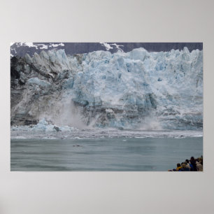 Glacier Bay Calving Poster