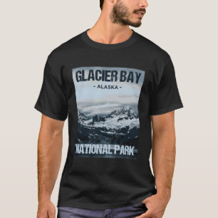 Glacier Bay National Park Alaska Poster Design T-Shirt