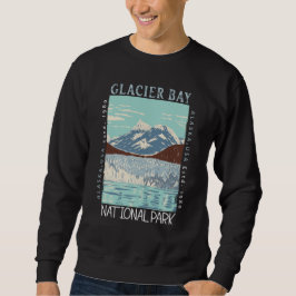 Glacier Bay National Park Alaska Retro Not leidend Sweatshirt