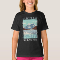 Glacier Bay National Park Alaska Retro Not leidend