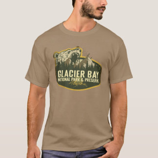 Glacier Bay National Park And Preserve Alaska Retr T-Shirt