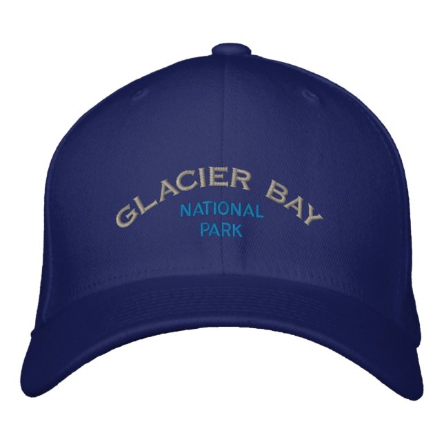 Glacier Bay National Park Bestickte Kappe (Vorderseite)