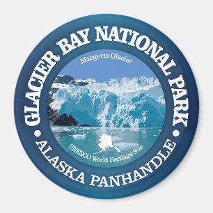 Glacier Bay National Park (Farbe) Magnet