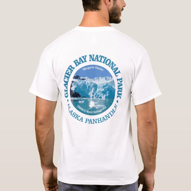 Glacier Bay National Park (Farbe) T-Shirt (Rückseite)