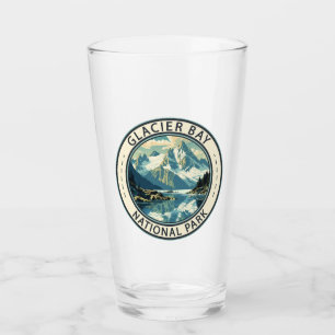 Glacier Bay National Park Illustration Reisen Art Glas