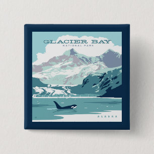 Glacier Bay National Park   Orca Button