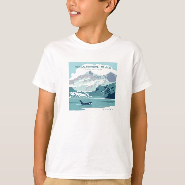 Glacier Bay National Park | Orca T-Shirt (Vorderseite)