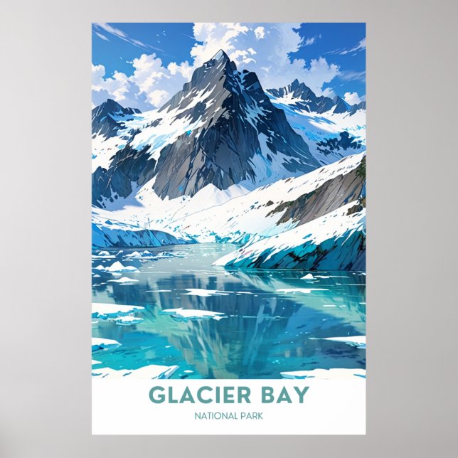 Glacier Bay National Park Poster (Vorne)