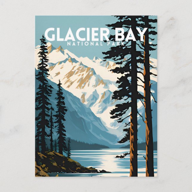 Glacier Bay National Park Postkarte (Vorderseite)