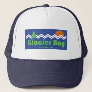 Glacier Bay National Park Retro Truckerkappe