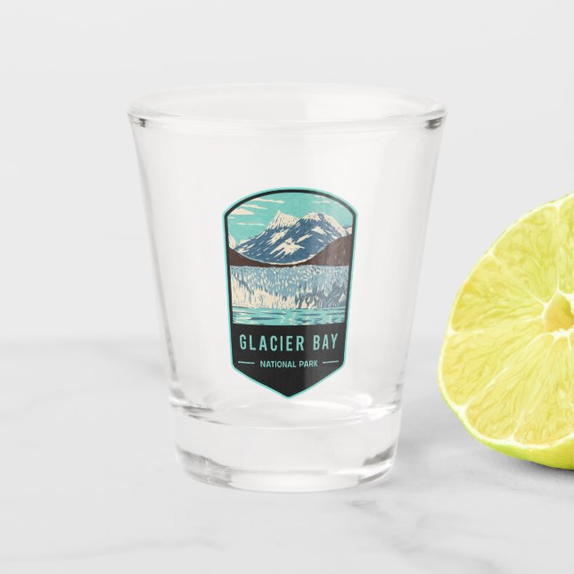 Glacier Bay National Park Schnapsglas (Vorderseite)