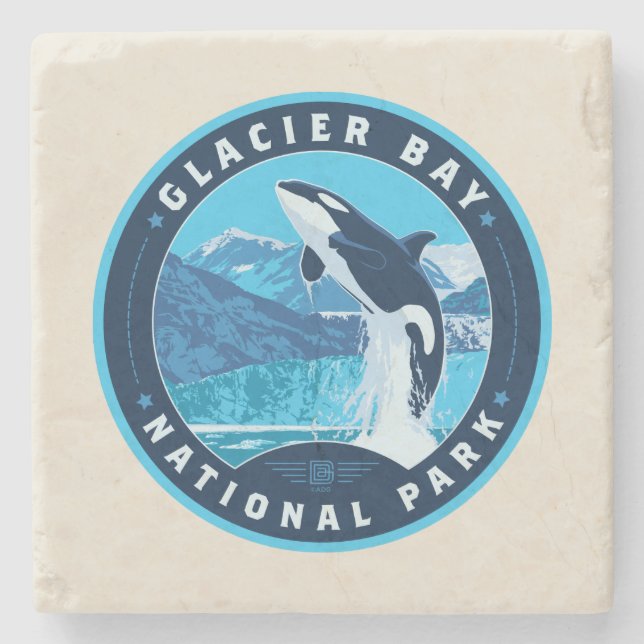Glacier Bay National Park Steinuntersetzer (Vorderseite)