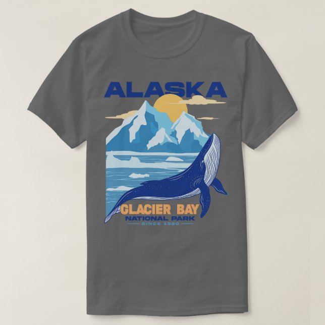 Glacier Bay National Park T-Shirt (Design vorne)