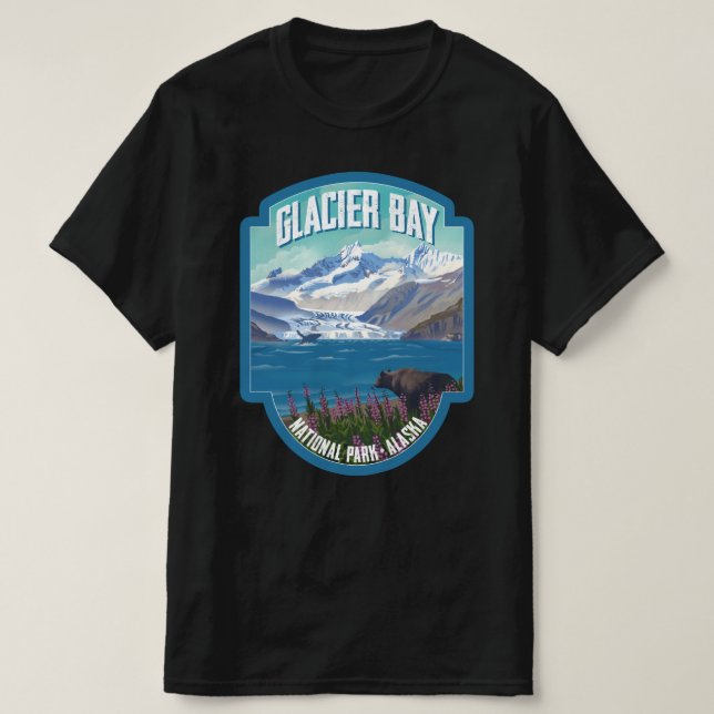 Glacier Bay National Park T-Shirt (Design vorne)