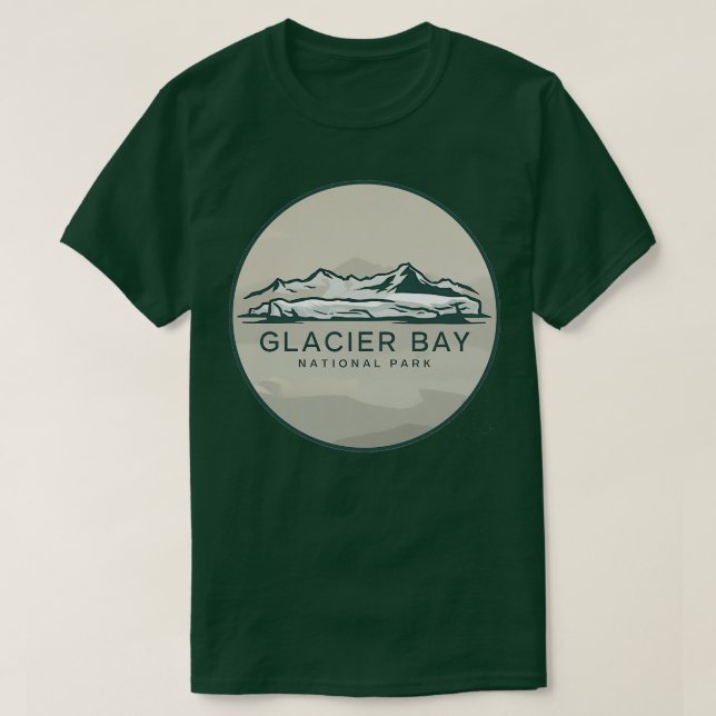 Glacier Bay National Park Travel Hemd TShirt (Design vorne)